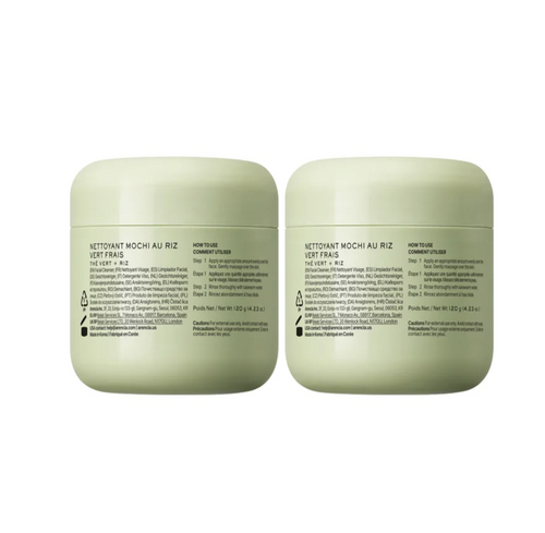 Arencia Fresh Green Rice Mochi Cleanser 4,23 fl oz, pacote com 2 unidades