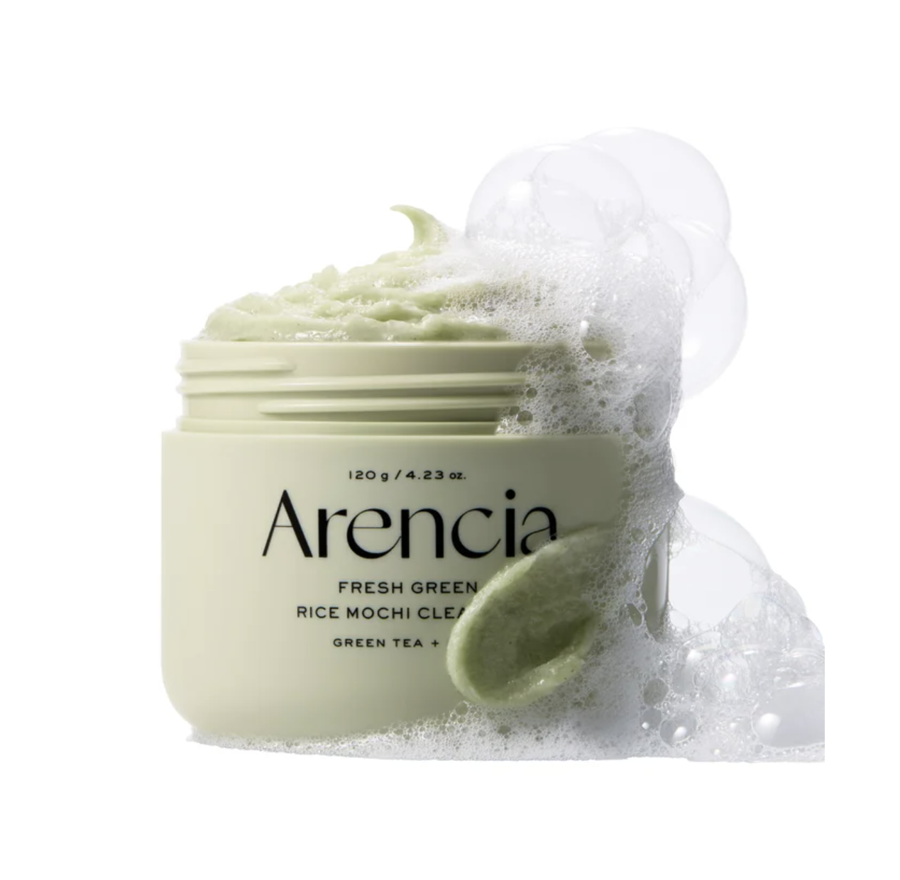 Arencia Fresh Green Rice Mochi Cleanser 4,23 fl oz, pacote com 2 unidades