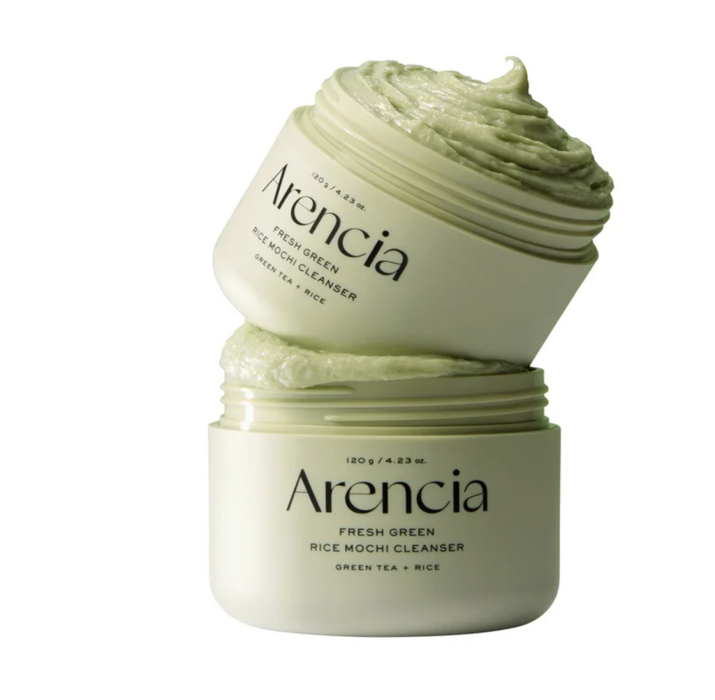 Arencia Fresh Green Rice Mochi Cleanser 4,23 fl oz, pacote com 2 unidades